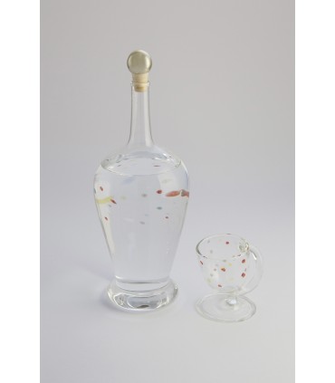 BOTTIGLIA FUNNY CON 6 BICCHIERI